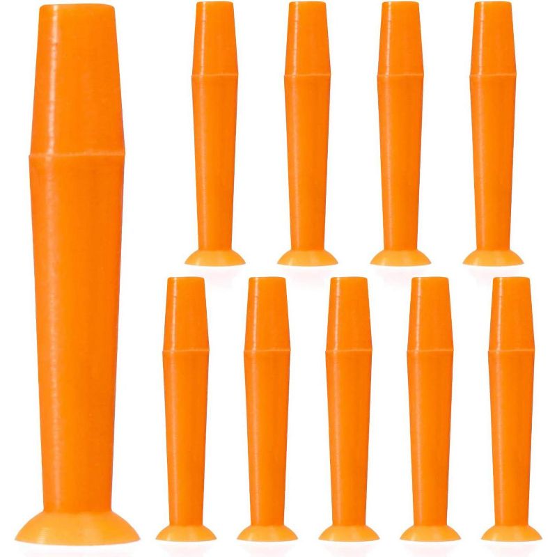 IMPRESA - [10 Pack] Hard Contact Lens Remover Tool for RGP Lenses - Eye Contact Remover Plunger Suction Cup - Orange, 1 of 8