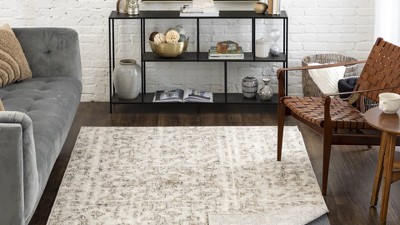Versatile Felt and Rubber Thin Lock Rug Pad, 4x6 ft