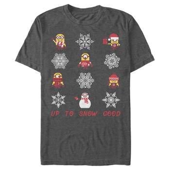 Men's Despicable Me Christmas Up to Snow Good T-Shirt