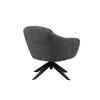 New Classic Furniture,Fleming Metal and Fabric Swivel Lounge Chair in Gray - 3 of 4