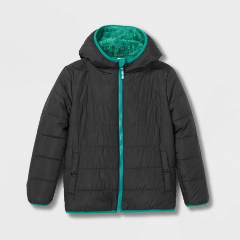 Get verified coupon codes daily NEW Member's Mark Boys Cozy Puffer Jacket Navy Blue Hooded 