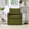 NicBex Convertible Sofa Bed Sleeper Chair with 5-Position Adjustable Backrest & Storage,Upholstered Small Couch for Living Room,Bedroom - 3 of 4