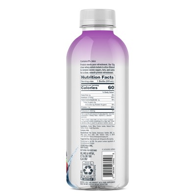 Isopure Ready to Drink Mixed Berry 15g Clear Protein Water with Electrolytes - 20 fl oz