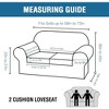 J&V TEXTILES Rich Floral Pattern Velvet Stretch Chair Cover Chair Slipcover Sofa Cover Furniture Protector Couch Soft with Elastic Bottom - 2 of 3