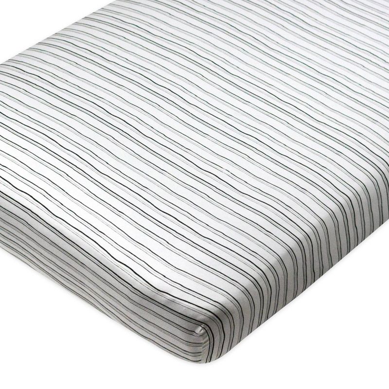 Honest Baby Organic Cotton Fitted Crib Sheet, 1 of 2