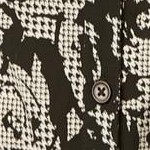black houndstooth floral
