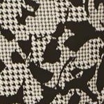black houndstooth floral