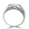 Pompeii3 14K White Gold 1ct Real Diamond Right Hand Ring - 2 of 4