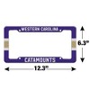 Western Carolina University Stripe License Plate Tag Frame - 4 of 4