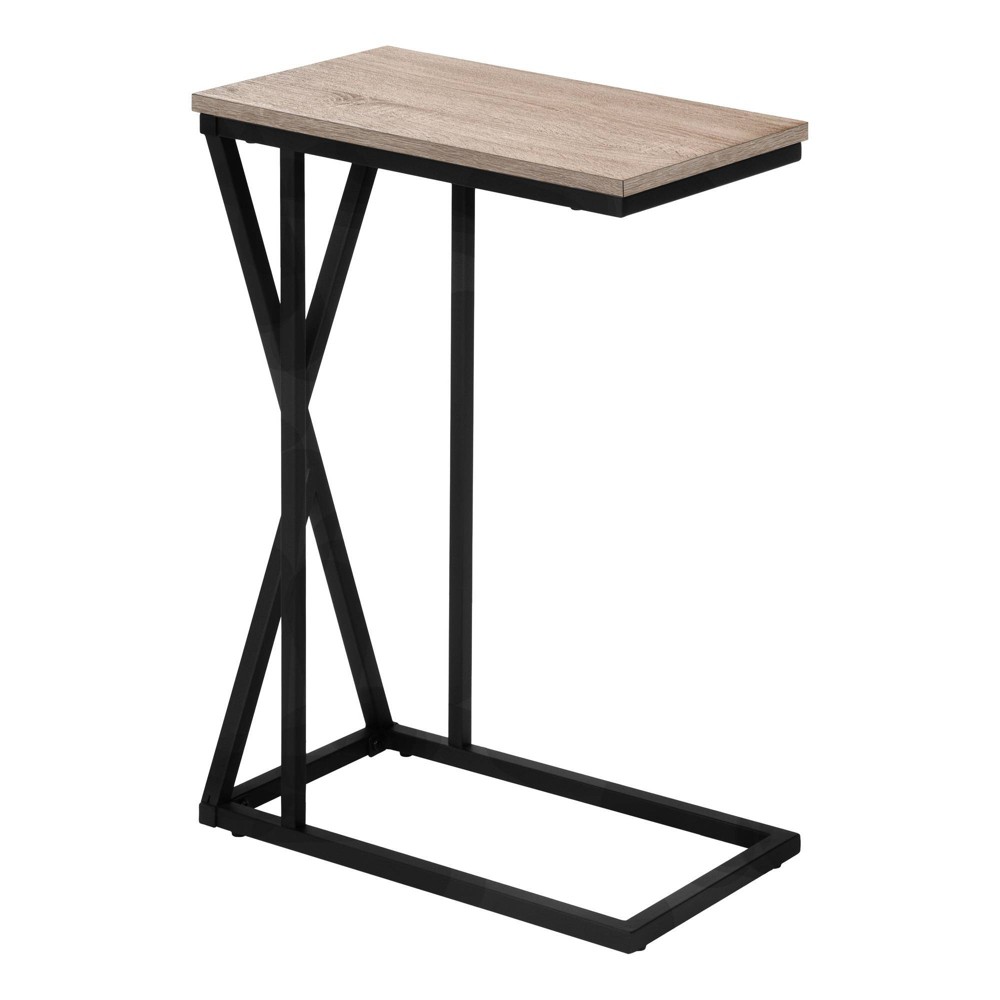 Photos - Coffee Table C Design Accent Table Dark Taupe/Black - EveryRoom