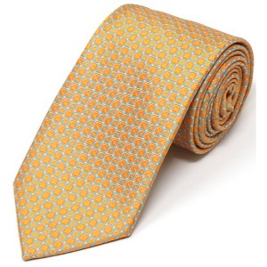 Men's Square Tiles Design Micro Fiber Poly Woven Regular Neck Tie - 1 of 3