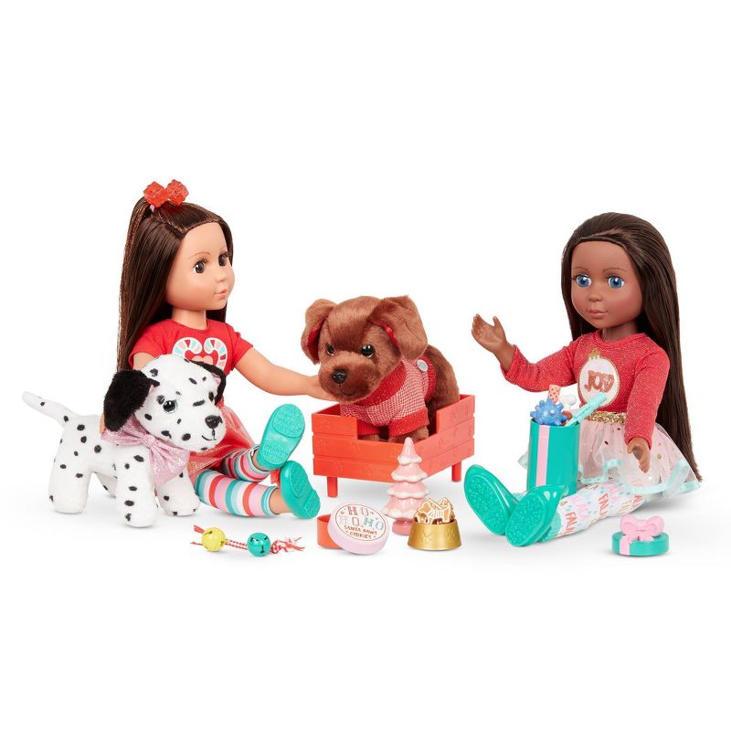 Glitter Girls Cocoa &#38; Holiday Pup Playset for 14&#34; Dolls, 3 of 10