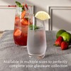 over&back Set of 4 12oz Traditional Classic Stemless Mouth-Blown Glasses Clear - 4 of 4