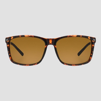 Men's Tortoise Shell Print Surfer Shade Driving Sunglasses - Foster Grant Brown