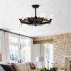 Bella Depot Wood Ceiling Fan with Light and Remote - 3 of 4
