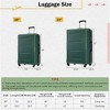 BEAFUP 2-Piece Luggage Set with Expandable Spinner Wheels ABS Lightweight Suitcase with TSA Lock - 20", 24" for Travel - 4 of 4