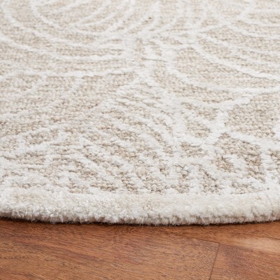 Ivory Hand-Tufted Wool 8' x 10' Area Rug
