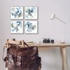 Stupell Industries Abstract Blue Squiggle Collage Black Framed Giclee Art - 2 of 4