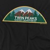 Men's Twin Peaks Sheriff Department Adult T-Shirt Black - 2 of 4