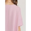 Women's Round Neck Babydoll Top - entro - 4 of 4