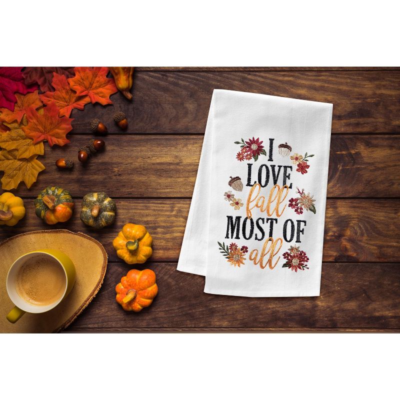 C&F Home I Love Fall Most of All Cotton Flour Sack Kitchen Dishtowel, 2 of 6