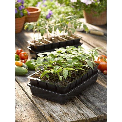 GrowEase Self Watering Seed Starting Kit, 24 Cells - Gardener's Supply Company