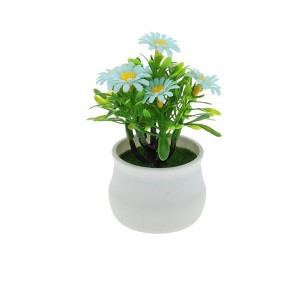 Unique Bargains Artificial Plants 7-Piece Small Sunflower Plastic 2.76"x2.76"x3.94" 1 Pcs - 1 of 4