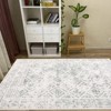 Vintage Washable Rug – Non-Slip, Non-Shedding, Low Pile Floral Carpet for Living Room & Bedroom - 4 of 4