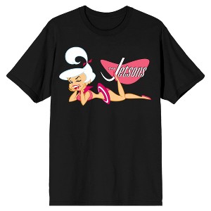 Jetsons Judy Jetson Pose Men's Black T-shirt - 1 of 2