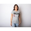 Womens Mom Battery Low Funny Sarcastic Graphic Tired Parenting Mother T shirt - Crazy Dog Women's T Shirt - 2 of 4