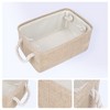REGALWOVEN Cotton Collapsible Lightweight Sturdy Open Storage Bins 3 Pcs - 2 of 4