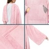 PAVILIA Fleece Wearable Blanket with Sleeves, Warm Cozy Soft Functional Lightweight Sleeved Throw Adults Men Women - 3 of 4