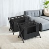 Luggage Rack with Removable Laundry Bag, Suitcase Stands, Luggage Stand, Foldable Easy Assemble - 4 of 4