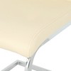 KTMBDW Dining Kitchen Modern Chairs with Metal Legs and PU Leather Cushion for Living Room Bedroom Outdoor Lounge - 4 of 4