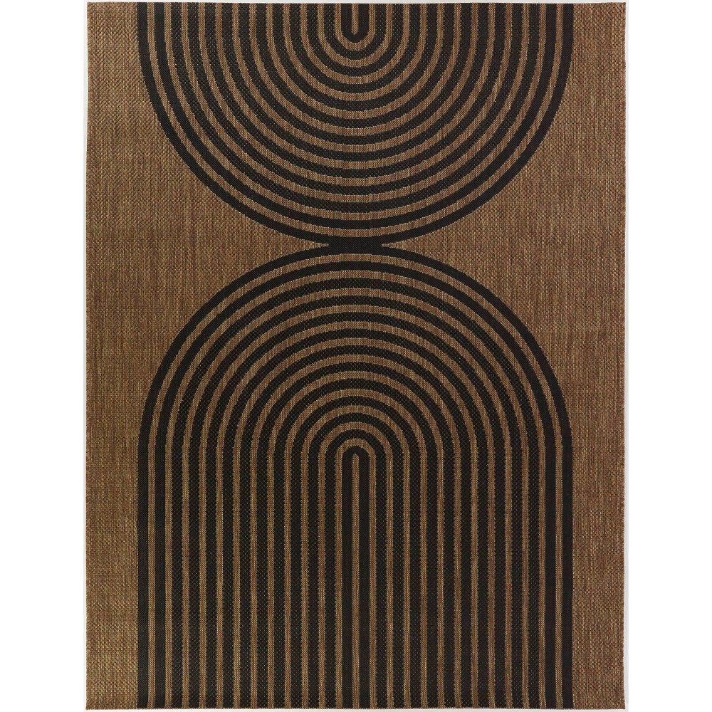  x 10' Niccolo Modern Rectangular Indoor/Outdoor Rug Tan