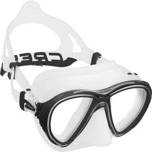 Cressi Quantum Dive Mask - Anti-Fog Thermoregulation Tech, Enhanced Downward Vision, Compact Italian Design - 1 of 3