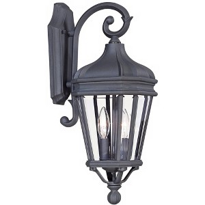 Minka Lavery Harrison 20" High Vintage Black Outdoor Wall Light - 1 of 1