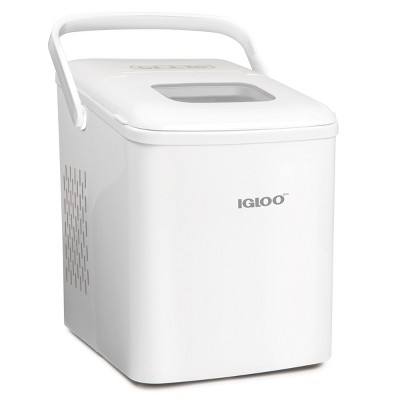 Igloo 26-Pound Automatic Self-Cleaning Portable Countertop Ice Maker Machine With Handle