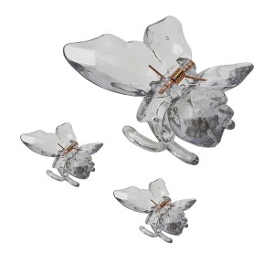 Unique Bargains Women's Grace Butterfly Hair Clips 3.03"x2.17"x2.01" 3 Pcs - 1 of 3