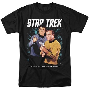Star Trek  Star Trek It'S Life Adult T-Shirt Black - 1 of 4