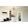Quoizel Lighting Cox 4 - Light Semi-Flush Mount in  Matte Black - 2 of 4