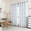 Kate Aurora Bradenton 1 Piece Grommet Top Light Filtering Paisley Floral Window Curtain Panel - 3 of 4