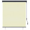 Aghana Digitals Cream Exterior Roller Blind 55.1"x98.4" - UV Blocking, Hand Crank, Polyester with - 2 of 4