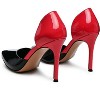 Candy Cane Patent Faux Leather High Heel Pumps Women - 2 of 4