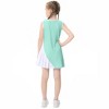 Girls Tennis Golf Dress Outfit Sleeveless A-line Pleated Athletic Skirt Dress with Pockets Safety Inner Shorts - 3 of 4