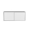 Note 32"W x 13" H Wall Cabinet with Sliding Doors , Wall Shelf, Storage Cabinet, Bedroom, Office, Living Room, Garage - 4 of 4