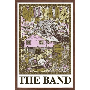 Trends International The Band - The Music From Big Pink Framed Wall Poster Prints - 1 of 4