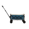Lightweight Heavy Duty Folding Beach Wagon, Portable Utility Cart with Wheels for Camping, Grocery, Garden - ModernLuxe - 2 of 4