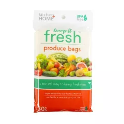 Kitchen + Home Keep it Fresh Produce Freshness Green Bags