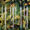 Old World Christmas 6.0 Inch Frosty Glass Icicles St/24 Reflective Textures Tree Ornament Sets - 3 of 4